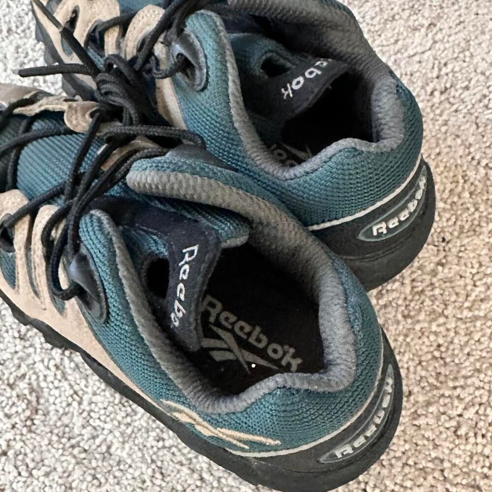 Vintage 90s Reebok Trailgrip Zig brown green hiking sneakers men’s size 9 - Picture 6 of 6